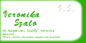 veronika szalo business card